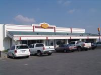 On the way to LA, we had breakfast at a Dennys "in the middle of nowhere"